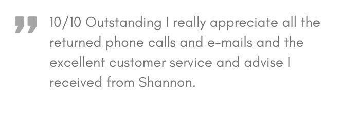 customer review quote